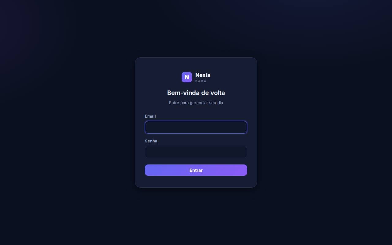Captura de tela do site NexiaBabá